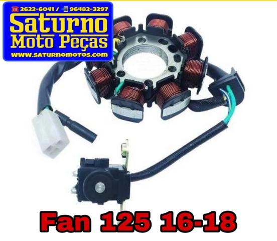 Estatora fan 125 16-18 promoção HONDA entrega atacado Saturno