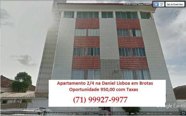 Apto 2/4 na Daniel Lisboa em Brotas (Temos 2 disponiveis no Edificio)
