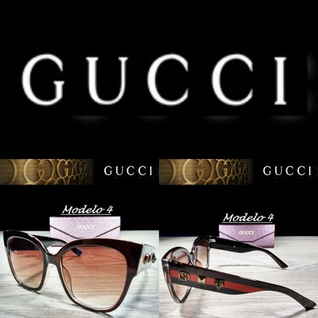 Óculos Feminino Gucci 8311 Retangular com Proteção UV - Foto 4