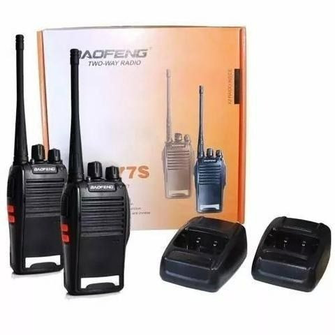Rádio comunicador balfeng 777s profissional kit com 2 rádios na caixa (aceito cartão)