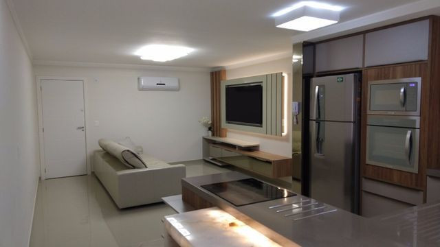 Apartamento à 300m mar com 02 dorms, novo, excelente mobilia!!! - Foto 8