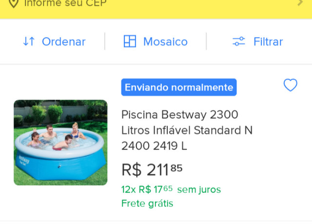 Piscina inflavel 2300itros