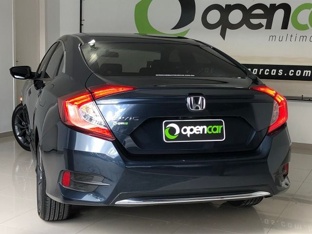 Honda Civic Lx 2.0 Cvt Flex Azul Cósmico Único dono - Foto 7
