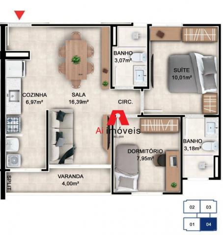 Apartamento residencial à venda, Loteamento Novo Horizonte, Rio Branco. - Foto 6