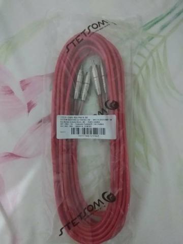 Cabo RCA 5m prata Stetson - novo