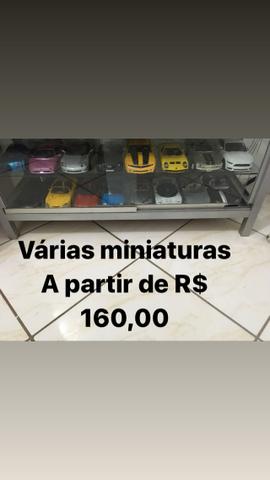 Miniaturas 1/18 a partir de R$ 160