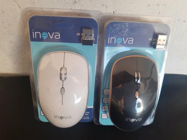 Mouse Sem fio USB Inova - Foto 4