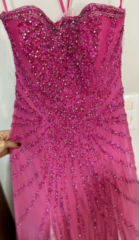 Vestido de festa com tule removível. - Foto 3