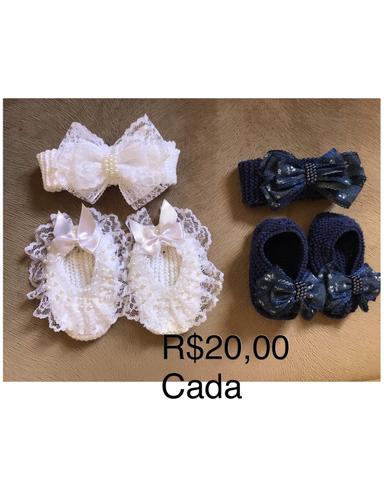 Sapatinho de crochê