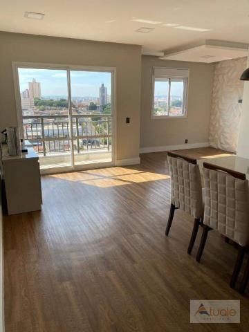 Apartamento com 2 dormitórios para alugar, 69 m² por R$ 2.400,00/mês - Jardim Chapadão - C - Foto 3