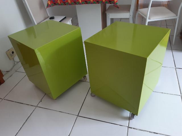 2 Gaveteiros volantes seminovos, perfeito estado, rodízio silicone - Foto 3