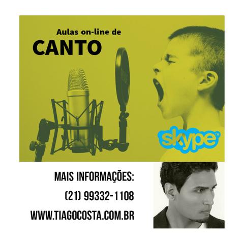 Aulas de canto online - Rio de Janeiro - RJ