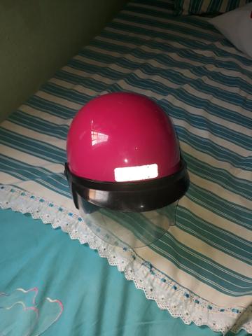 Capacete Rosa numeração 58 - Foto 2