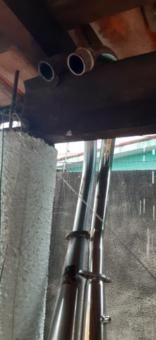 Vendo escapamento um da Titan mix e ou da fan com pedaleira - Foto 2
