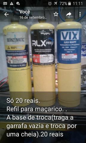 Garrafas de Gás e Refrigeração