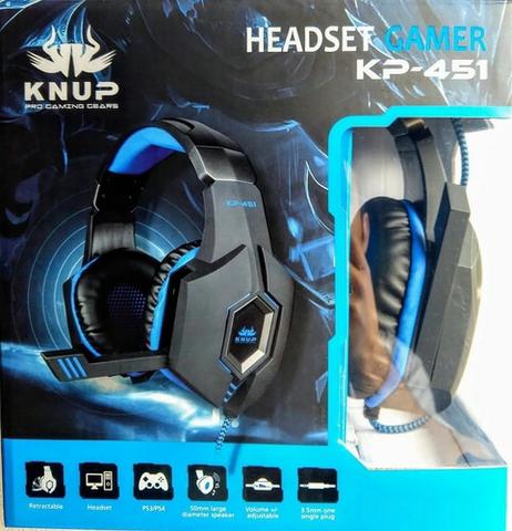 Headset Gamer Knup Kp-451 Fone Celular Xbox One Ps4 P2 - Foto 2