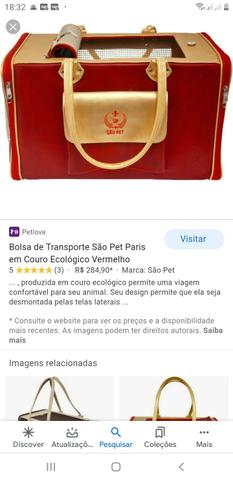 Bolsa Paris São pet