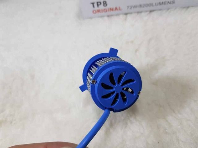 Lampada LED Farol H4 4100LM de potencia 36W com Cooler (Uma Unidade/Moto) - Foto 6