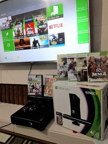 Xbox 360+Kinect+jogos - Foto 2
