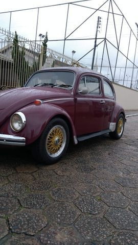Fusca versão limitada, famoso monocromatico, interior caramelo - Foto 3