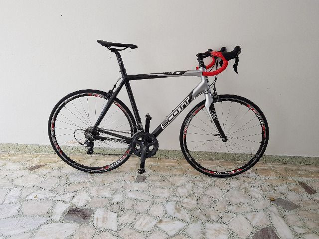 Bike Scott Speed Road Scott CR1 Pro Full Carbon tam 58 - perfeita - AC troca por mtb 29 - Foto 2