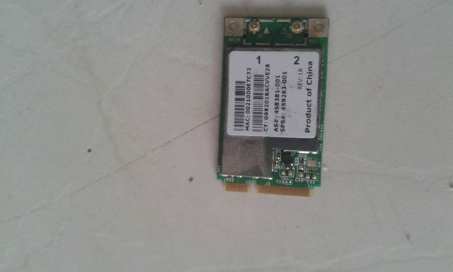 Placa Wifi para notebook