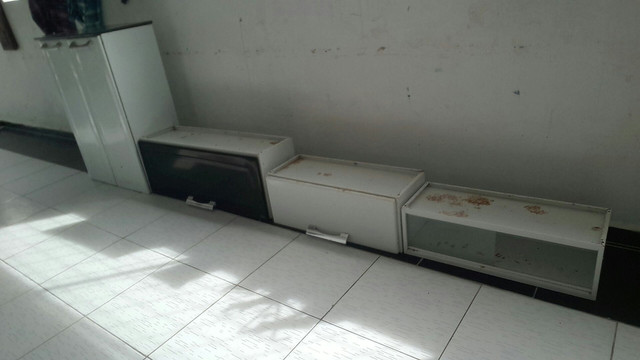 Armário de cozinha.