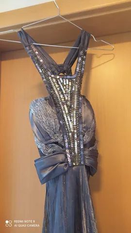 Vestido de festa Prata - Foto 3