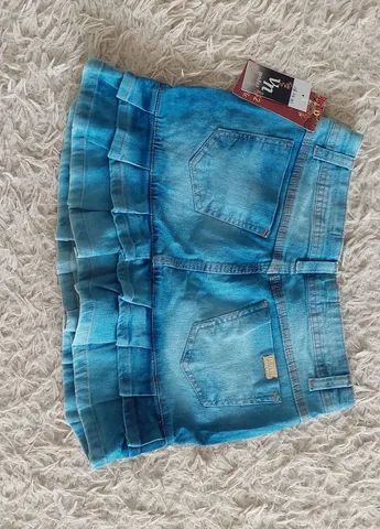 Saia curta jeans  - Foto 2