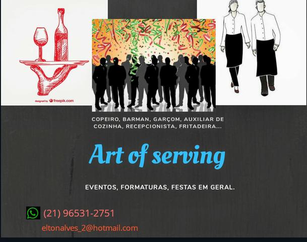 Buffet, organização de eventos/festas!
