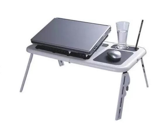 Mesa Para Notebook Com 2 Coolers Universal MTN-888 tomate - Foto 2