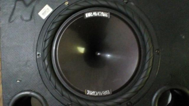 Caixa Dutada Palhetada 12 Sub Bravox P12x-d4 Bobina Dupla