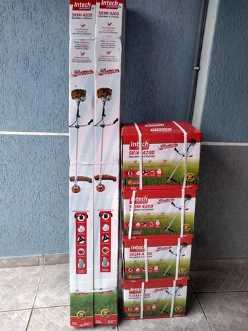 Roçadeira Intech, 43 cilindras, muito potente. À Gasolina. Lacrada, com Garantia - Foto 3