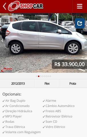 Honda Fit 2012 2013 LX 1.4 Automático - Foto 2