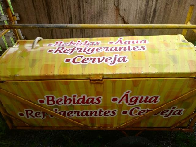 Carrinho para venda de bebidas