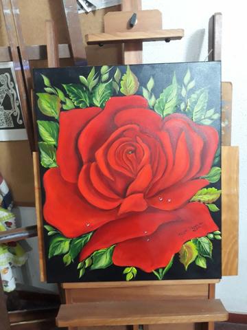 Curso de Pintura - Tecido, óleo e acrílica sobre tela - Foto 3