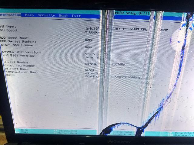 Sucata Notebook Gateway NE56R13B