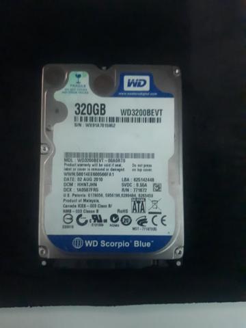 Hd notebook 320g