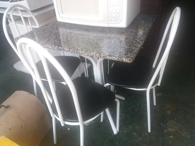 Mesa granito 4 cadeiras(31)34336598