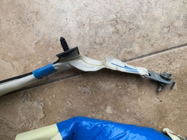 Cortina bolsa airbag teto lado esquerdo gm malibu original - Foto 3
