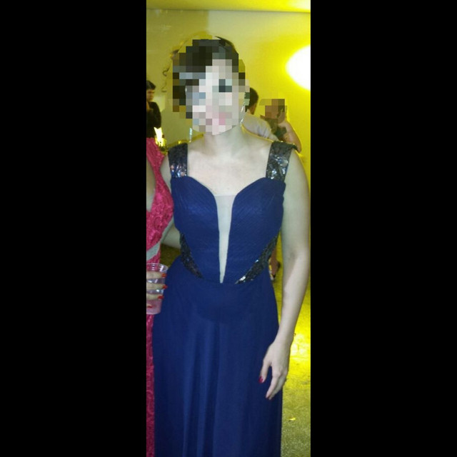 vestido de festa longo olx