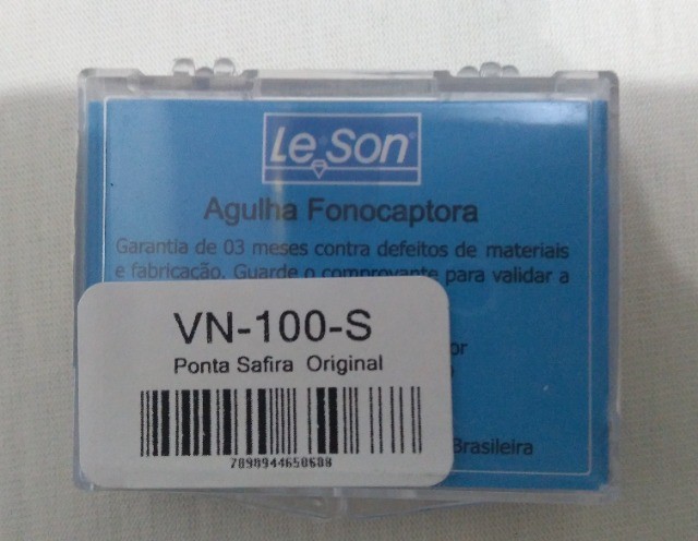 Agulhas fonocaptora para toca discos Vn-100 S. Original Le Son. Nova
