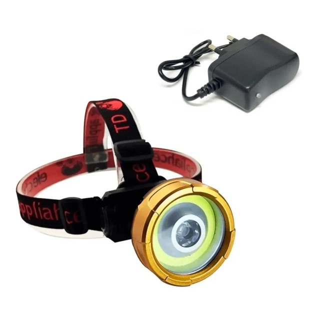 Lanterna De Cabeça Led Q5 Potente Com Regulagem de Tamanho  - Foto 4