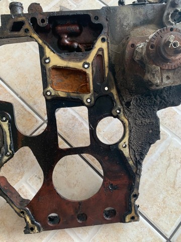tampa frontal motor mwm 4 cil original - Foto 12
