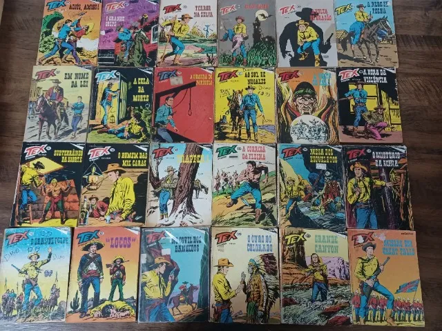 (item 266) Lote com 75 revistas TEX da 2ª edição entre o nº 71 ao 149)
