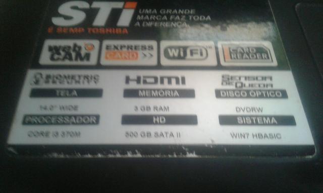 Vendo notebook semp toshiba - Foto 4