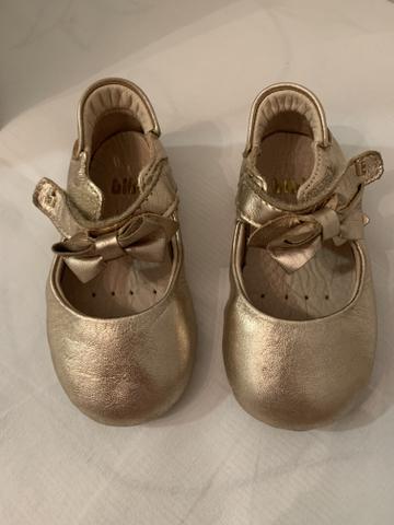Sapatinho dourado Bibi - Foto 2