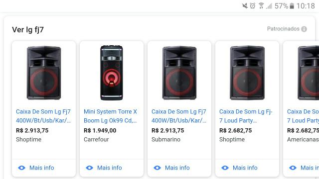 Caixa Acústica de Alta Potência LG FJ7 - Foto 3