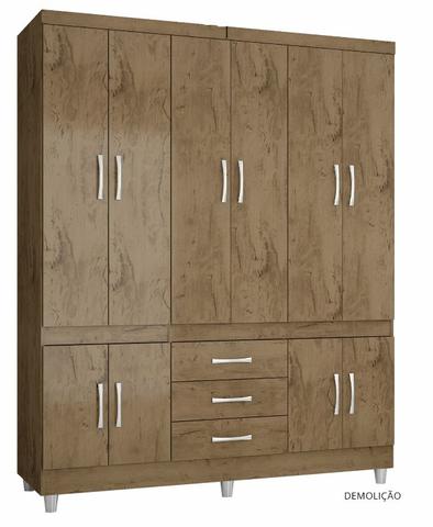 Guarda roupa 6 portas 3 gavetas - Foto 3