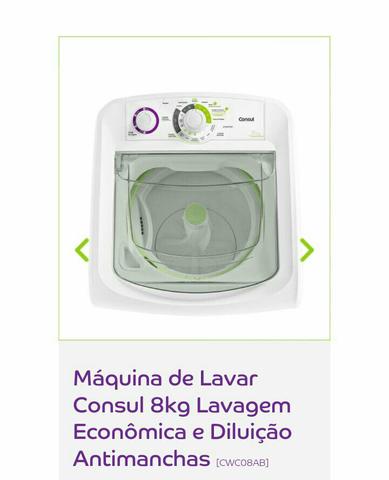Máquina de Lavar Consul 8 kg